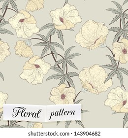 floral seamless pattern can be used for wallpaper, website background, textile printing