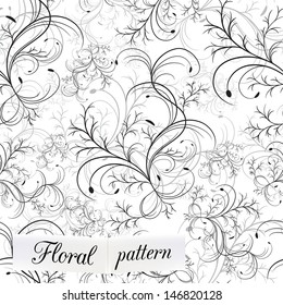 floral seamless pattern can be used for wallpaper, website background, textile printing