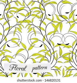 floral seamless pattern can be used for wallpaper, website background, textile printing