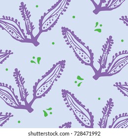 Floral seamless pattern can be used for wallpaper, website background, textile printing. Hand drawn endless vector illustration of flowers. Flower theme. Summer, autumn , winter, spring collection.