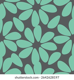 Floral seamless pattern. Climbing flowers wallpaper. Design for textile, fabric, wallpaper. Tile floral background. Two colors flowers pattern. Vector pattern