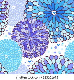 Floral seamless pattern. Colorful background can be used for textile design, website design, wedding invitation, wallpaper,cards birthday.