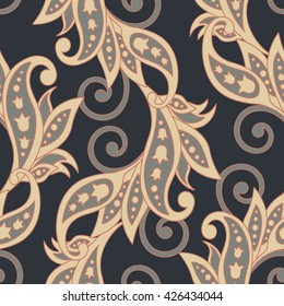 floral seamless pattern. colorful vector background