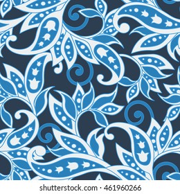 floral seamless pattern. colorful vector background