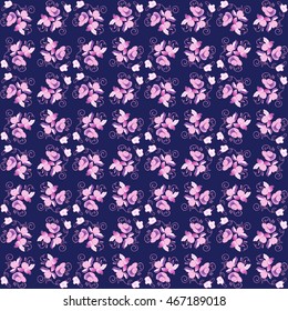 floral seamless pattern. colorful vector background