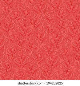 Floral seamless pattern in colors is hand drawn composition. Illustration is in eps8 vector mode, background on separate layer. 