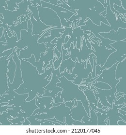Floral seamless pattern with cotton blossom flowers, endless texture, ink sketch art. Vector illustration for wedding invitations, wallpaper, textile, wrapping paper