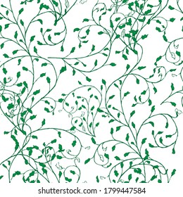 Floral Seamless Pattern with Cute Flowers. Ornament for Swimwear Print Dress. Vintage Pattern for Wrapping Paper. Vector Seamless Flowers. Colorful Modern Rapport.