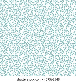 Floral seamless pattern. Cute geometric vector background with leaves. For wallpaper, scrapbooking, fabric prints and greeting cards, party design, invitations, calendars, etc.