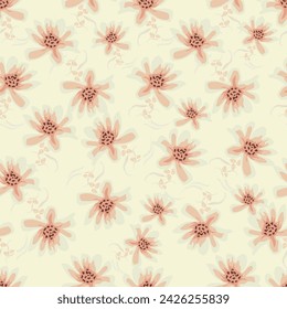Patrón sin costuras florales. fondo de vector de damasco