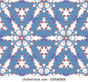 Floral Seamless Pattern for decoration. Geometric Print for paper. Texture Vector illustration.