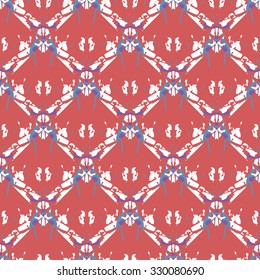 Floral Seamless Pattern for decoration. Geometric Print for paper. Texture Vector illustration.
