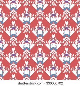 Floral Seamless Pattern for decoration. Geometric Print for paper. Texture Vector illustration.