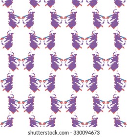 Floral Seamless Pattern for decoration. Geometric Print for paper. Texture Vector illustration.