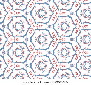 Floral Seamless Pattern for decoration. Geometric Print for paper. Texture Vector illustration.