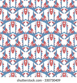 Floral Seamless Pattern for decoration. Geometric Print for paper. Texture Vector illustration.