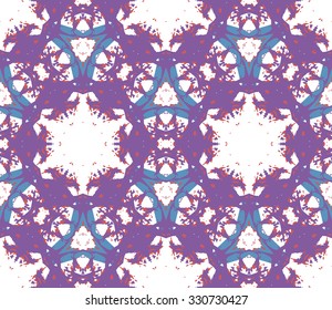 Floral Seamless Pattern for decoration. Geometric Print for paper. Texture Vector illustration.