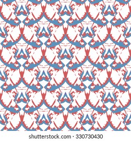Floral Seamless Pattern for decoration. Geometric Print for paper. Texture Vector illustration.