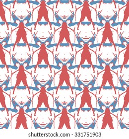 Floral Seamless Pattern for decoration. Geometric Print for paper. Texture Vector illustration.