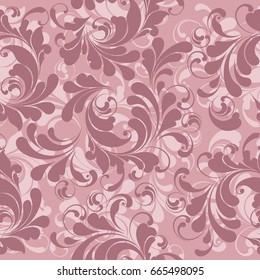 Floral seamless pattern. Decorative texture for paper, wallpaper, wrapping and textiles.