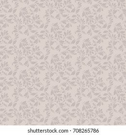 Floral seamless pattern. Delicate background for fabric, wrapping, wallpaper and paper. Fashion print.