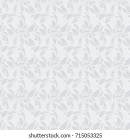 Floral seamless pattern. Delicate background for fabric, wrapping, wallpaper and paper. Fashion print.