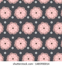 Floral Seamless Pattern design for background, wallpaper, clothing, wrapping, fabric