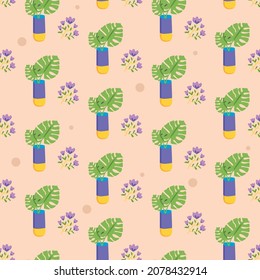 Floral seamless pattern design background