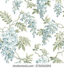 floral Seamless pattern design with With background digital print   