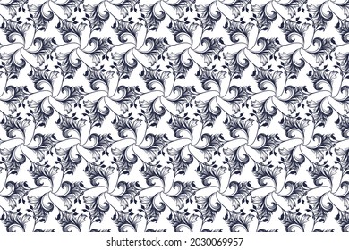 Floral seamless pattern design. Endless floral texture for wrapping, 
fabrics, textiles, paper etc.