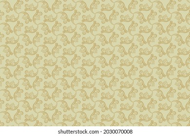 Floral seamless pattern design. Endless floral texture for wrapping, 
fabrics, textiles, paper etc.