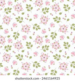 Floral Seamless Pattern. Design for fabric, textiles, wallpaper, packaging.