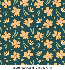 Floral Seamless Pattern. Design for fabric, textile, wallpaper, packaging	
