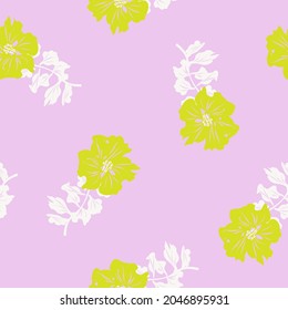 Floral seamless pattern design for fashion textiles, graphics, backgrounds and crafts