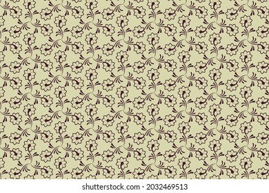 Floral seamless pattern design. Graphic pattern for multiple usage 