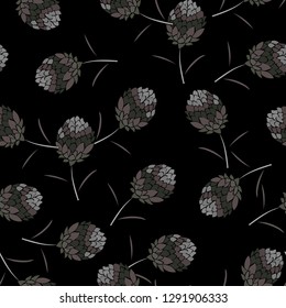 Floral seamless pattern. Design for paper, cover, fabric, interior decor.