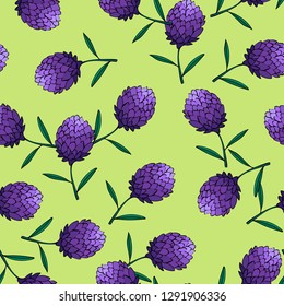 Floral seamless pattern. Design for paper, cover, fabric, interior decor.