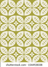 Floral seamless pattern design. Scandinavian style. Vector illustration.