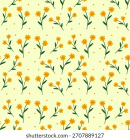 Patrón Floral Sin Costuras Para El Diseño Y El Uso Textil