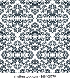 floral seamless pattern for design. Vector Illustration