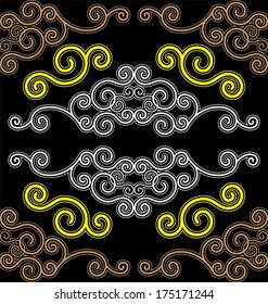 floral seamless pattern for design. Vector Illustration