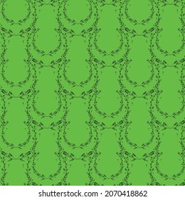 Floral Seamless Pattern Design. Vector illustration