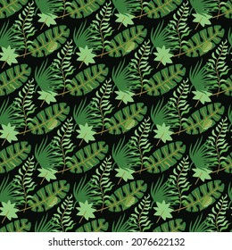 Floral Seamless Pattern Design. Vector illustration