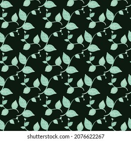 Floral Seamless Pattern Design. Vector illustration