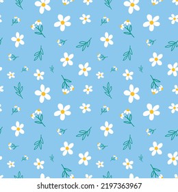 Floral seamless pattern design vector background