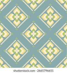 Patrón floral sin fisuras diseñado para la tela, ropa, fondo, decoración, azulejos de Fondo de pantalla.