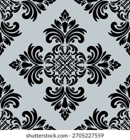 Floral seamless pattern designed for fabric, clothing, background, decoration, wallpaper.