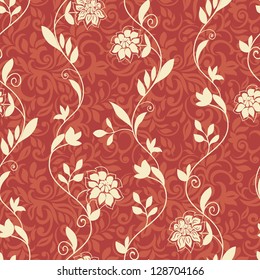 Floral seamless pattern, elegant design