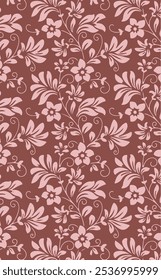 Floral seamless pattern  with elegant luxurious foral graphic design