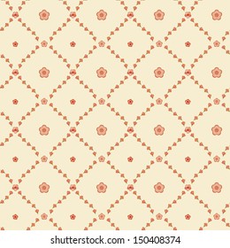 Floral seamless pattern Endless texture can be used for filling any contours, wallpaper, web page background 